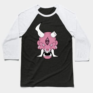 Pink Oni Baseball T-Shirt